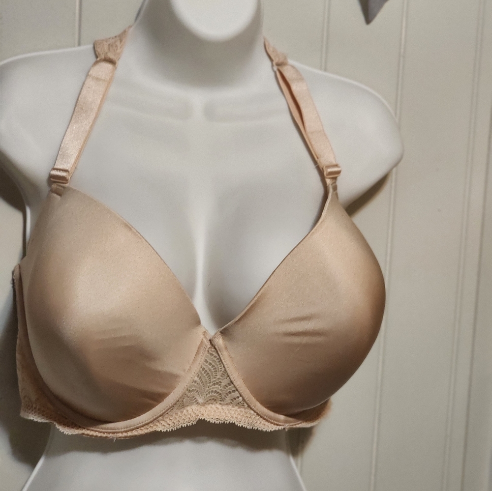 Paramour Cream T-Shirt Bra with Seamless Finish